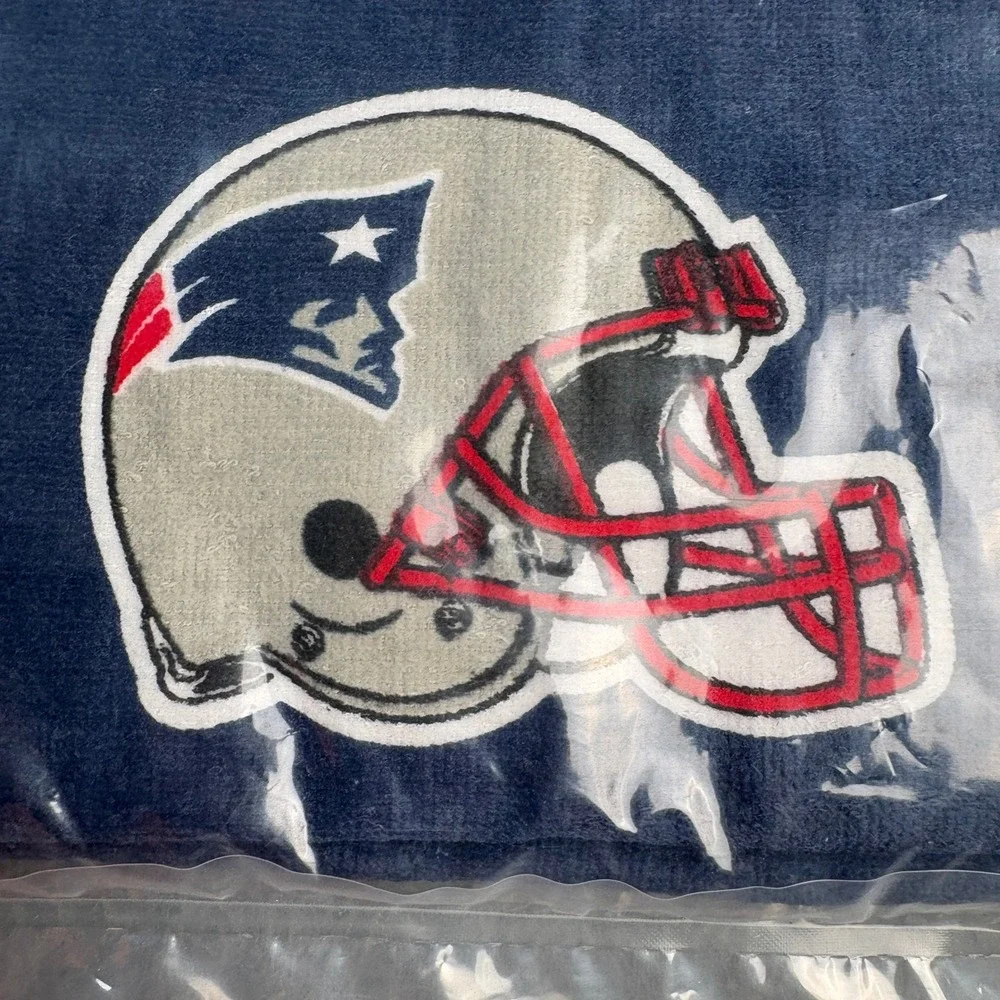 NFL New England Patriots Bowling Towel KR Strikeforce Cotton Navy Blue Logo